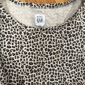 GAP Baby Leopard Print Dress in Cream, Black, Brown 12-18 Months